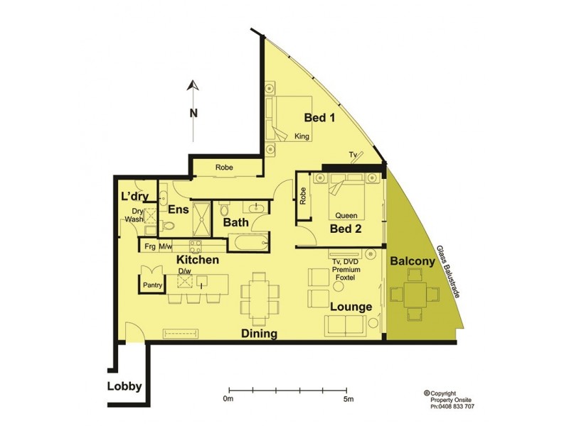 Unit 21803 ‘Hilton’, 3113 Surfers Paradise Boulevard, Surfers Paradise QLD 4217 Floorplan