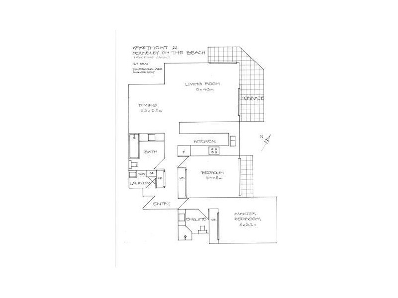 21 Berkeley on the Beach 23-25 Northcliffe Terrace, Surfers Paradise QLD 4217 Floorplan