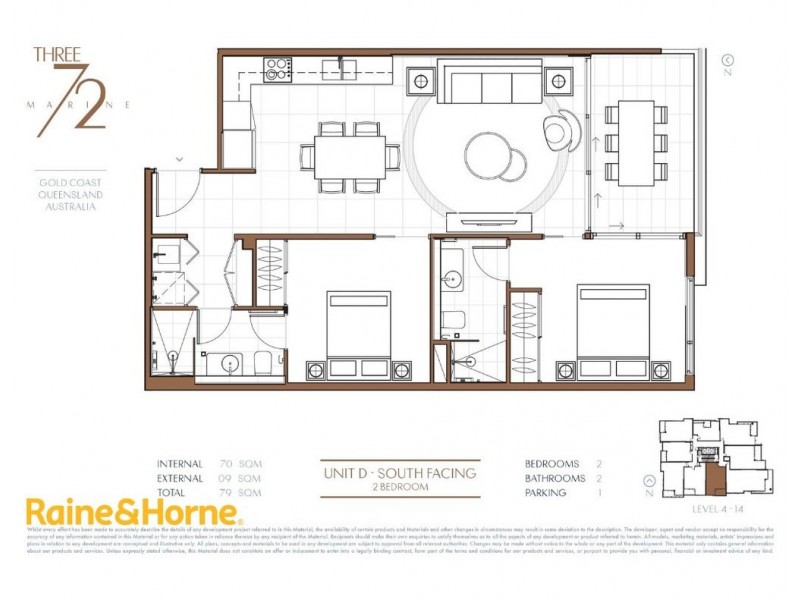 372 ‘Three72Marine’ Marine Parade, Labrador QLD 4215 Floorplan