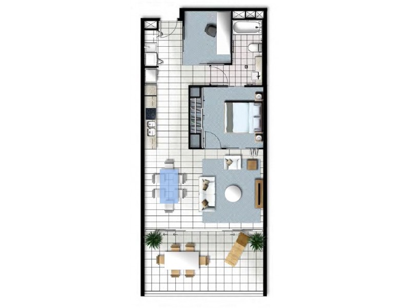 303 / 30 Paradise Island, Surfers Paradise QLD 4217 Floorplan