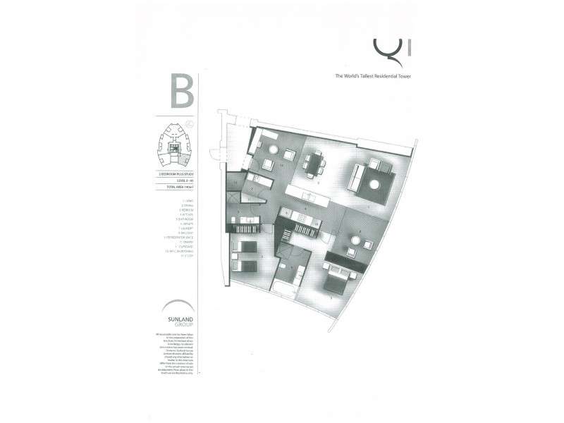 Unit 3907, Q1 9 Hamilton Avenue, Surfers Paradise QLD 4217
