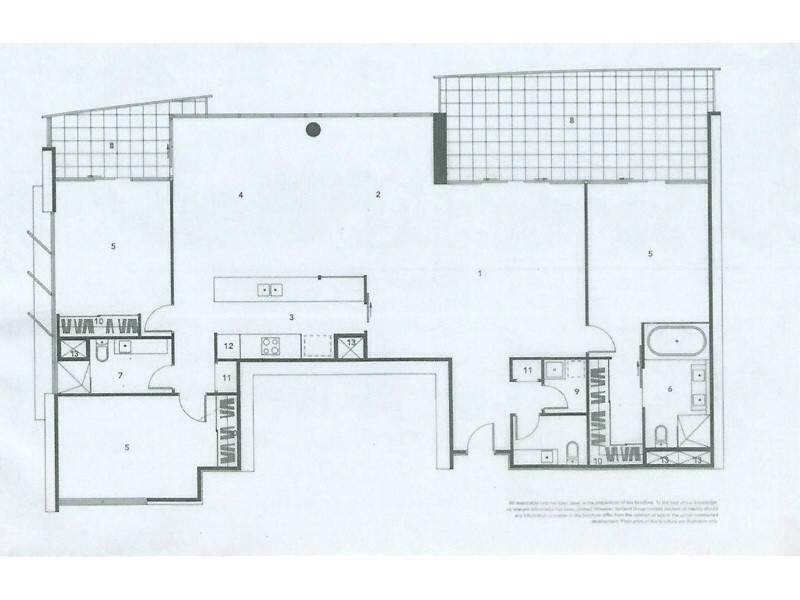 Sub Penthouse ‘Circle On Cavill’ 9 Ferny Avenue, Surfers Paradise QLD 4217 Floorplan
