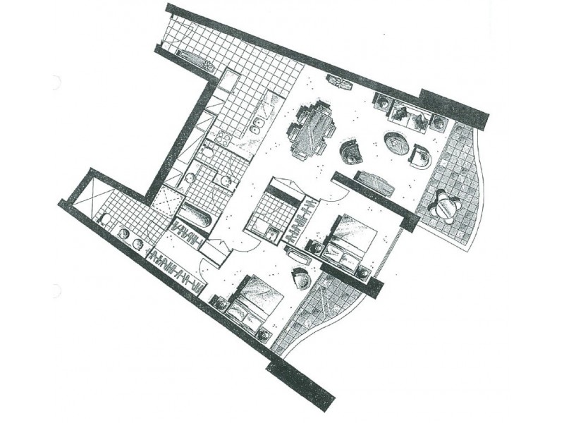 2074 / 23 Ferny Avenue, Surfers Paradise QLD 4217 Floorplan