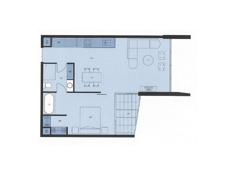 2105/4 Wahroonga Place, Surfers Paradise QLD 4217 Floorplan