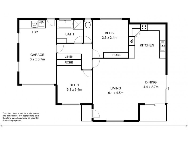 6a Kenbrae Ave, Glenorchy TAS 7010 Floorplan