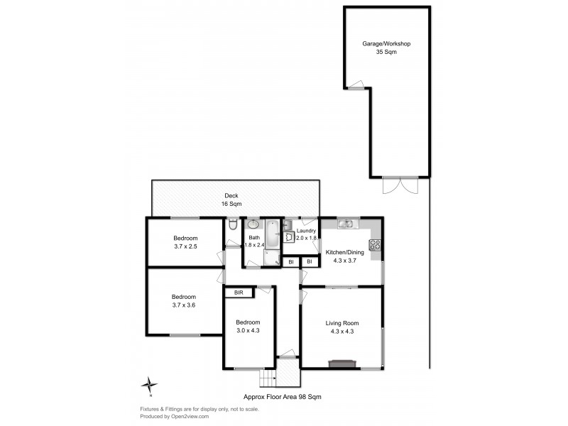 1 Beenak Street, Chigwell TAS 7011 Floorplan