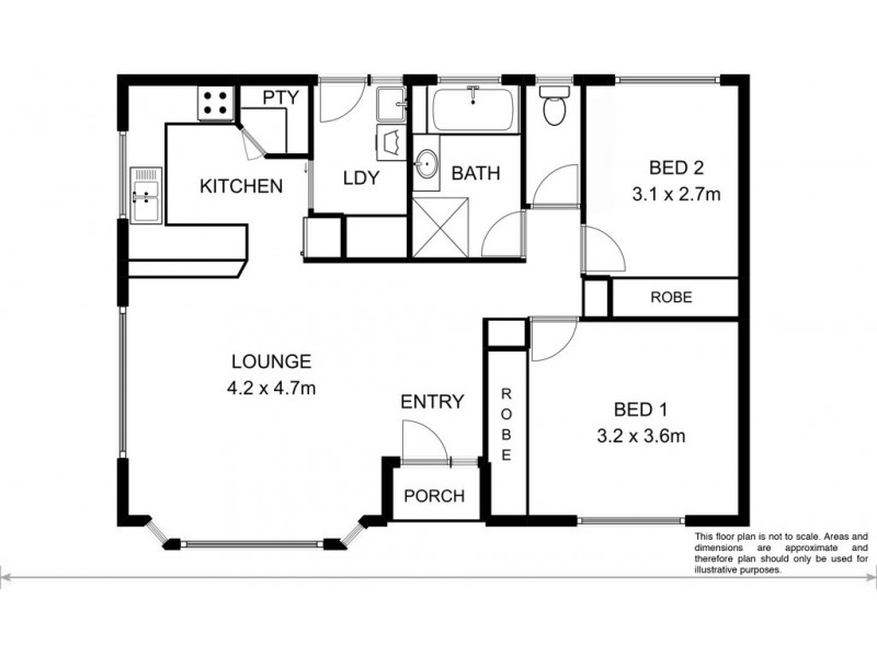 3/2 Sandringham Place, Howrah TAS 7018 Floorplan