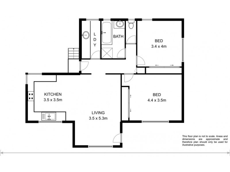2/79 Coleman Street, Moonah TAS 7009 Floorplan