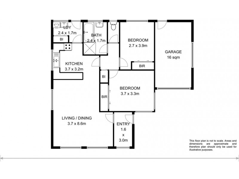 1/23 Barrett Street, Glenorchy TAS 7010 Floorplan