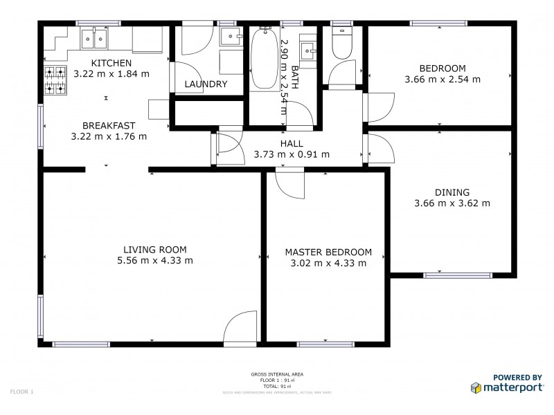 15 Norris Place, Herdsmans Cove TAS 7030 Floorplan