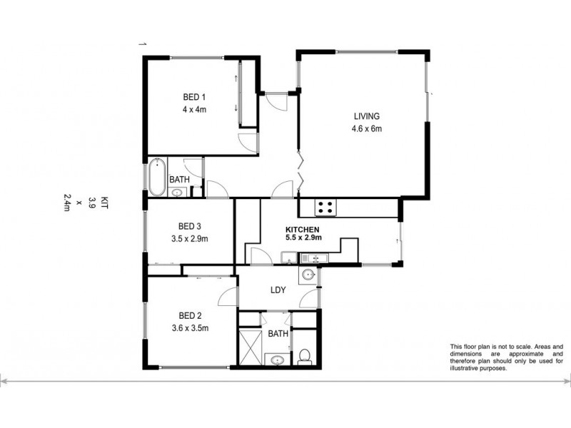 2/211 Tolosa Street, Glenorchy TAS 7010 Floorplan