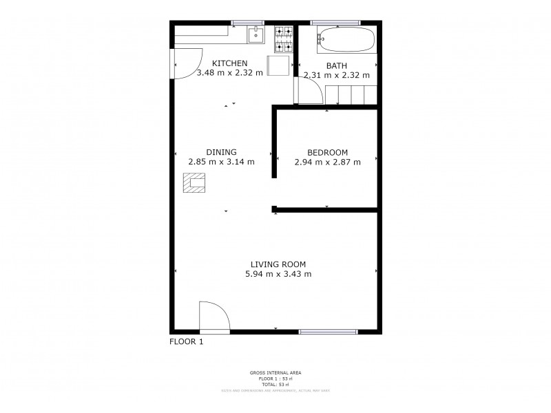 1304 Marked Tree Road, Hollow Tree TAS 7140 Floorplan