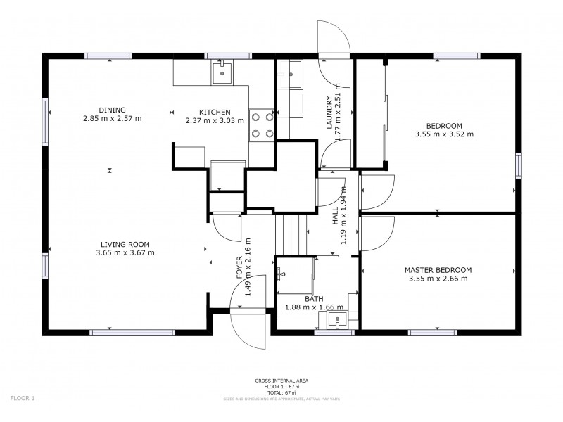4 Braydon Court, Bridgewater TAS 7030 Floorplan
