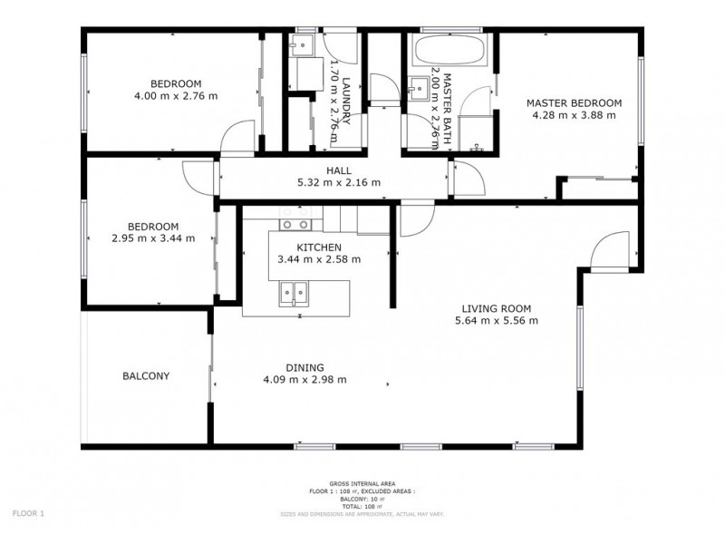 2/11 Jye Court, Old Beach TAS 7017 Floorplan