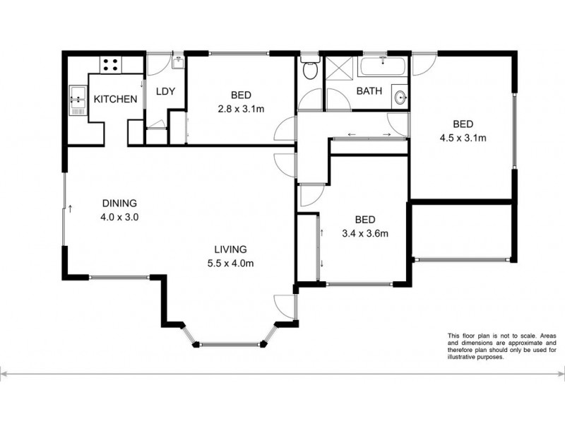 2/142 Branscombe Road, Claremont TAS 7011 Floorplan