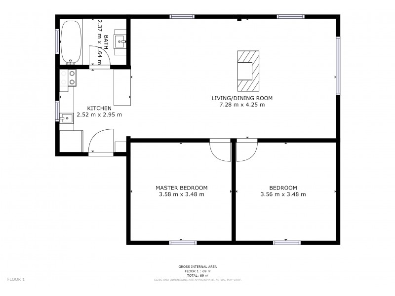 340 Whites Road, Uxbridge TAS 7140 Floorplan