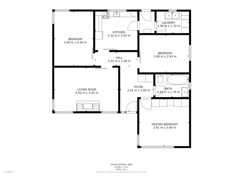 59 Tolosa Street, Glenorchy TAS 7010 Floorplan