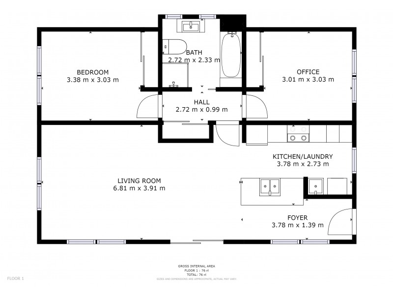2/7 Thomas Court, Brighton TAS 7030 Floorplan