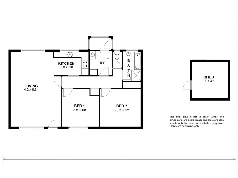 3/7A Knoll Street, Glenorchy TAS 7010 Floorplan