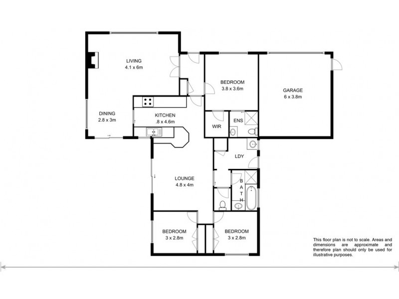 14 Clives Avenue, Old Beach TAS 7017 Floorplan