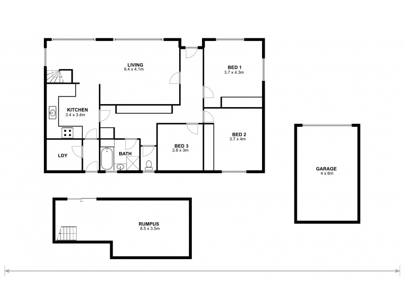 45 Radcliff Crescent, Rosetta TAS 7010 Floorplan