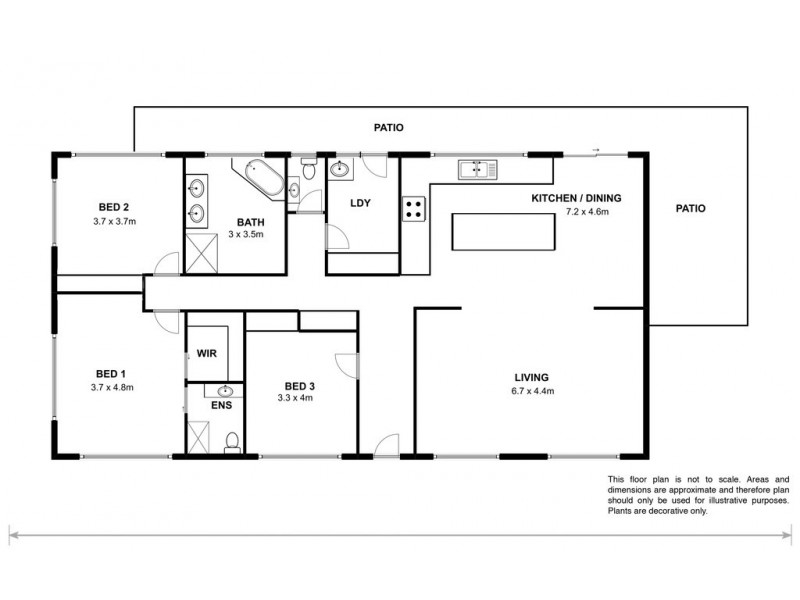 1 Hartley Court, Pontville TAS 7030 Floorplan