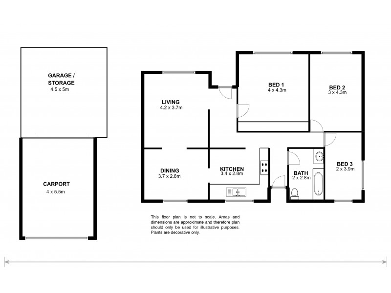 41 Corinna Road, Lindisfarne TAS 7015 Floorplan