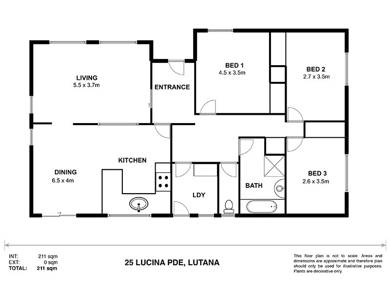 25 Lucinda Parade, Lutana TAS 7009 Floorplan