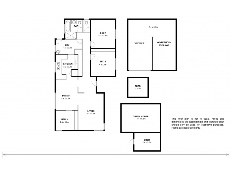 3 North Street, Hamilton TAS 7140 Floorplan
