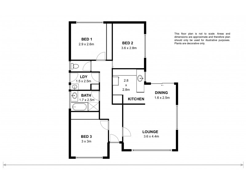 1/59 Grove Road, Glenorchy TAS 7010 Floorplan