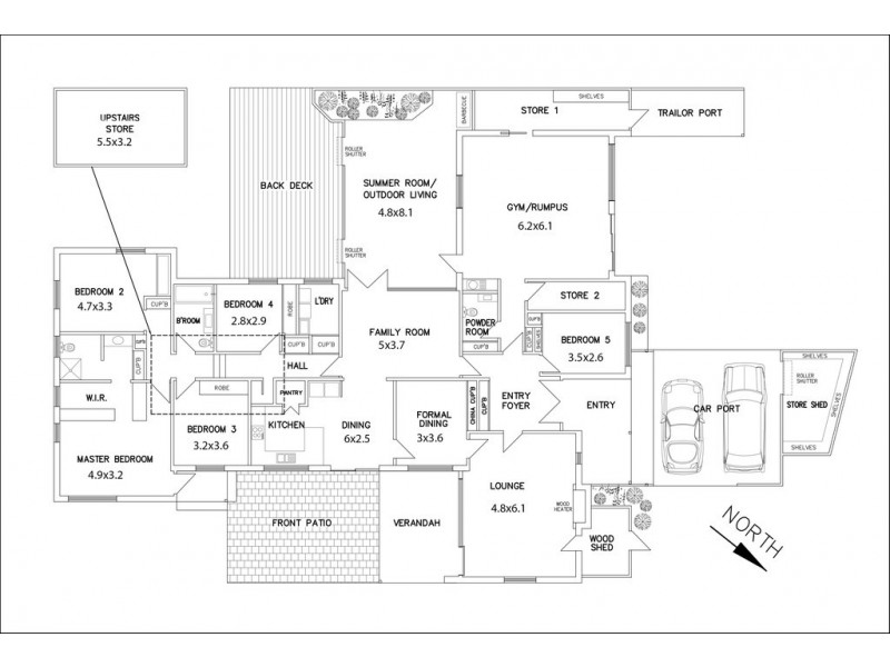 23 Casuarina Crescent, Berriedale TAS 7011 Floorplan