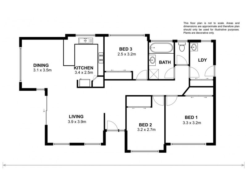 2/303 Main Road, Austins Ferry TAS 7011 Floorplan