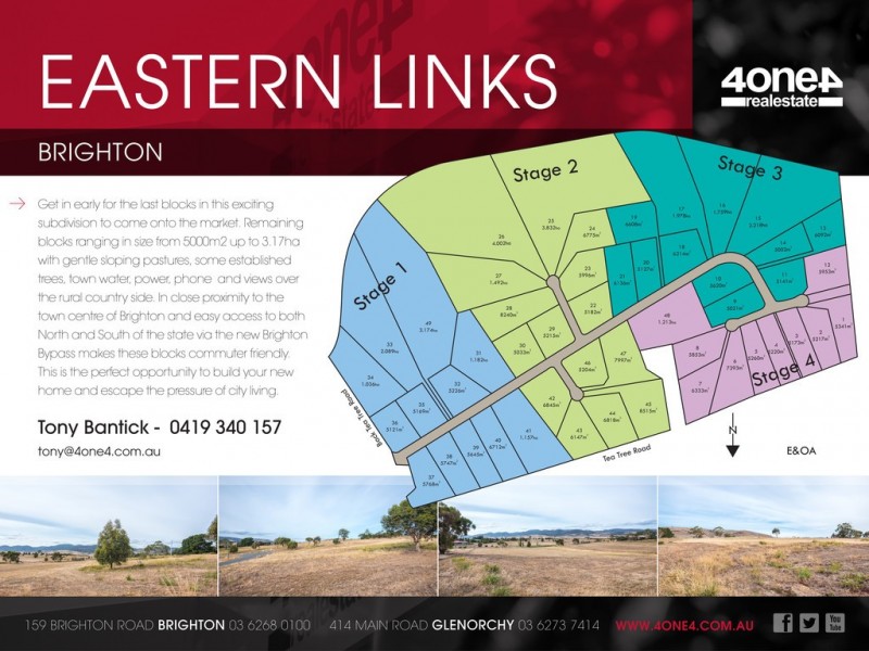 Land Release, Rutherford Drive, Brighton TAS 7030