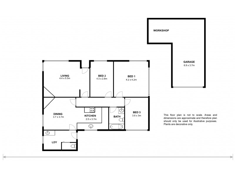 4 Timsbury Road, Glenorchy TAS 7010 Floorplan