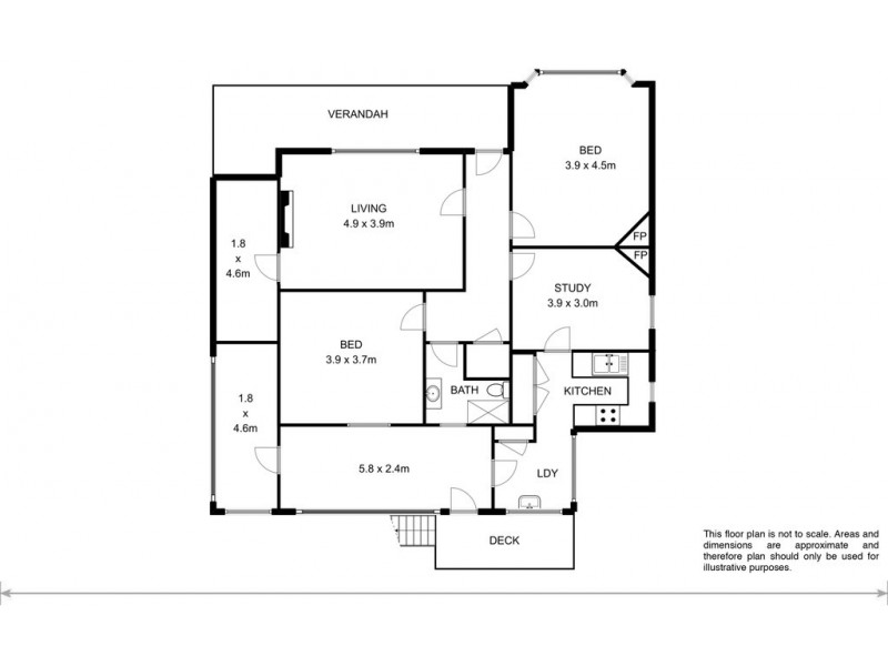 43 York Street, Sandy Bay TAS 7005 Floorplan
