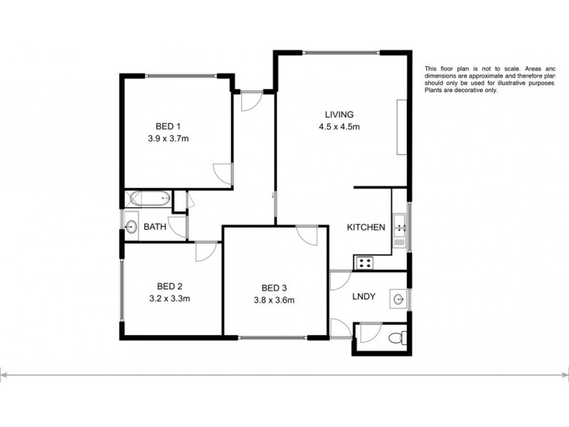 10 Fourth Ave, West Moonah TAS 7009 Floorplan