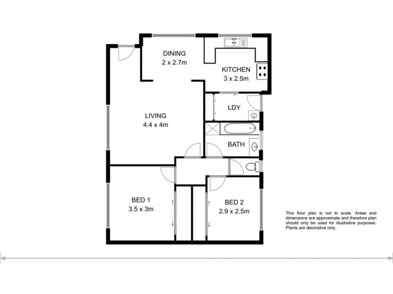 2/56 Crosby Road, Rosetta TAS 7010 Floorplan