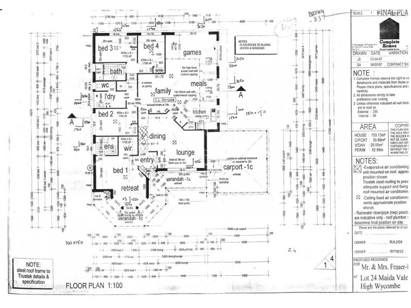 189 Maida Vale Road, High Wycombe WA 6057 Floorplan
