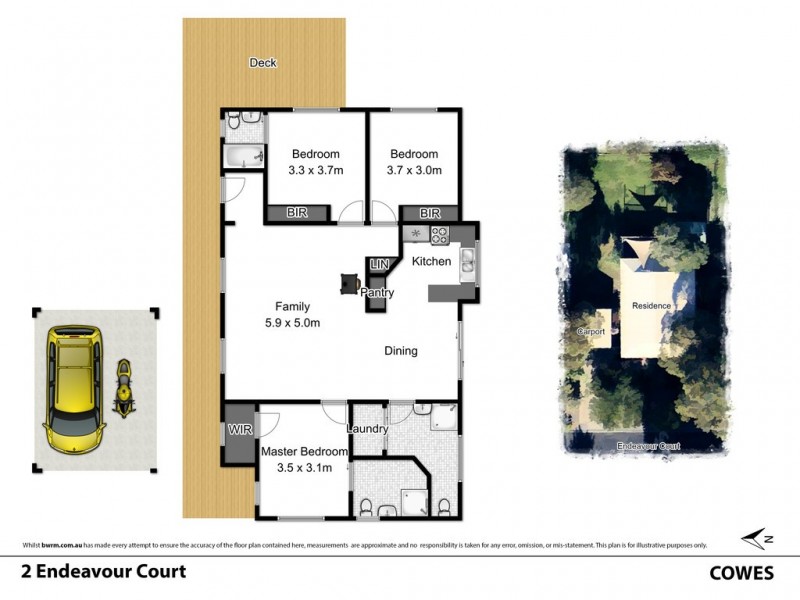 2 Endeavour Court, Cowes VIC 3922 Floorplan