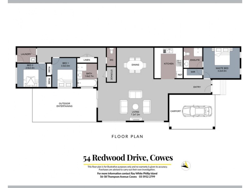 54 Redwood Drive, Cowes VIC 3922 Floorplan