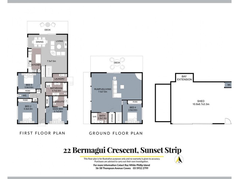 22 Bermagui Crescent, Sunset Strip VIC 3922 Floorplan