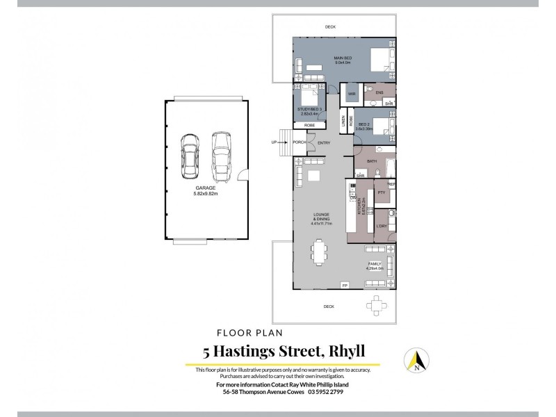 5 Hastings Street, Rhyll VIC 3923 Floorplan