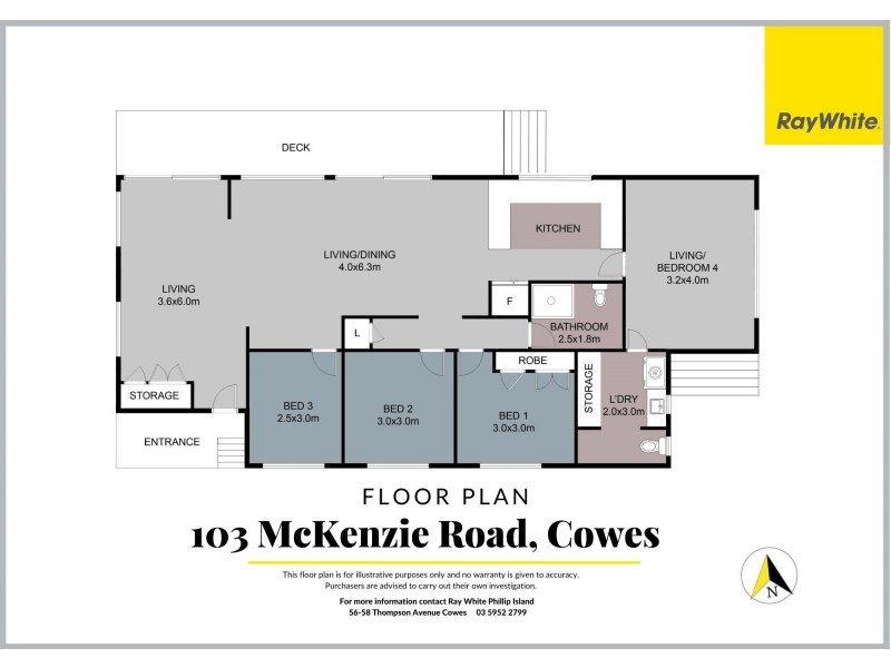 103 McKenzie Road, Cowes VIC 3922 Floorplan
