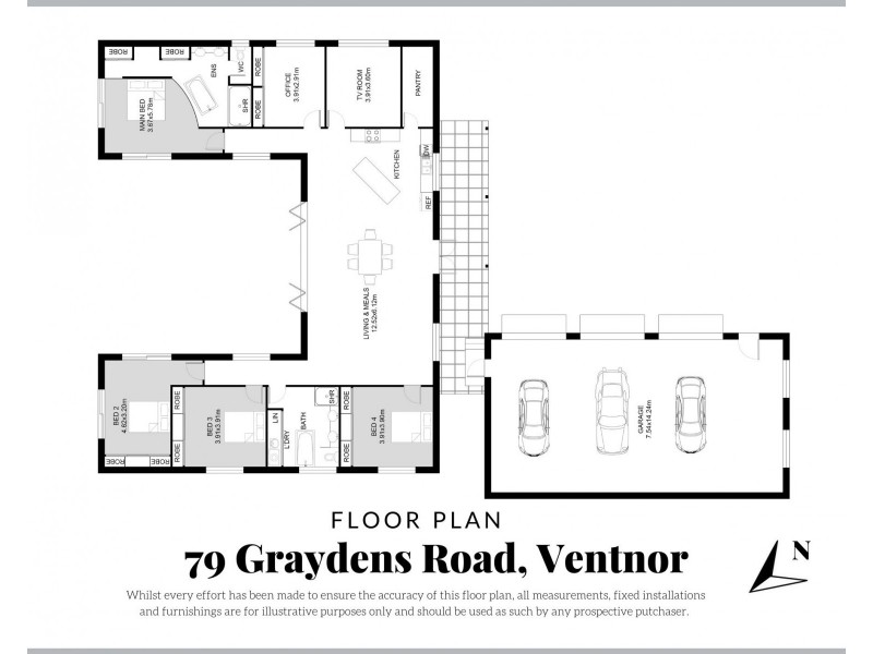 79 Graydens Road, Ventnor VIC 3922 Floorplan