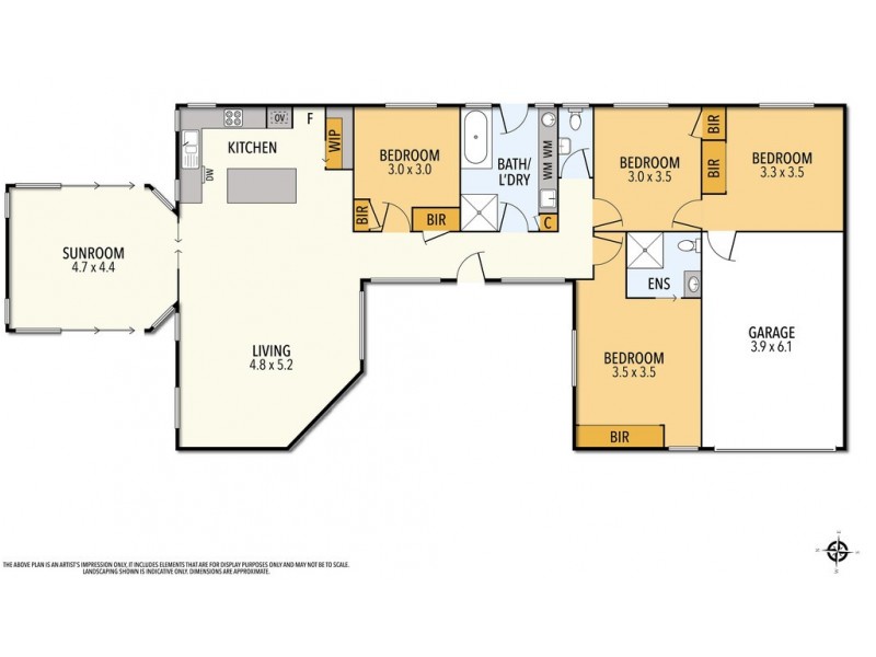 1/6 Carisbrooke Court, Cowes VIC 3922 Floorplan