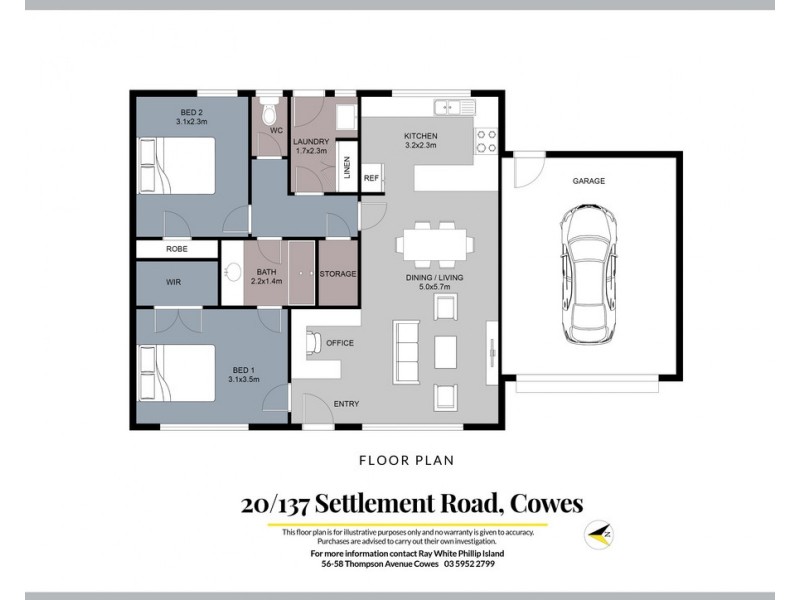 20/137 Settlement Road, Cowes VIC 3922 Floorplan