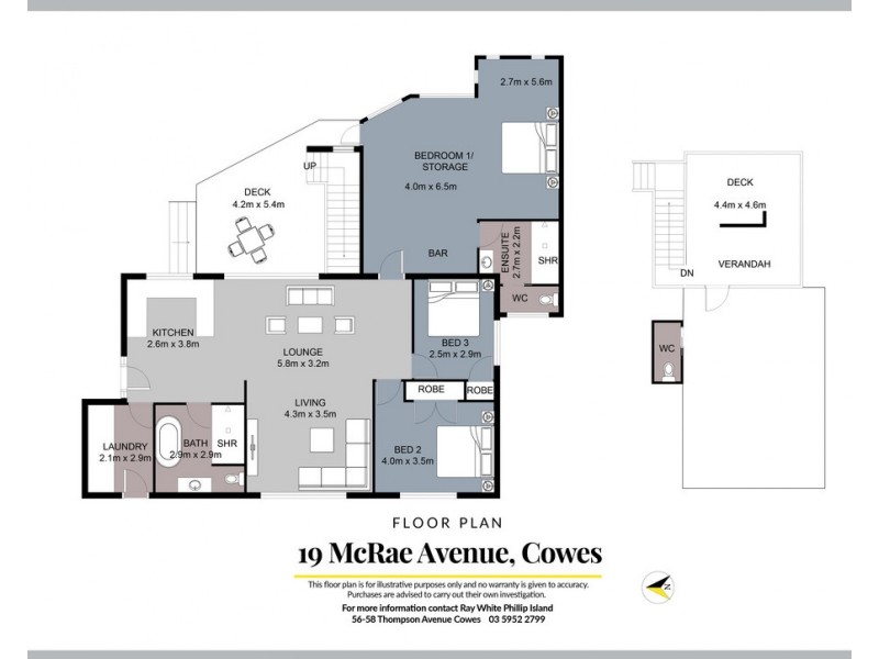 19 McRae Avenue, Cowes VIC 3922 Floorplan