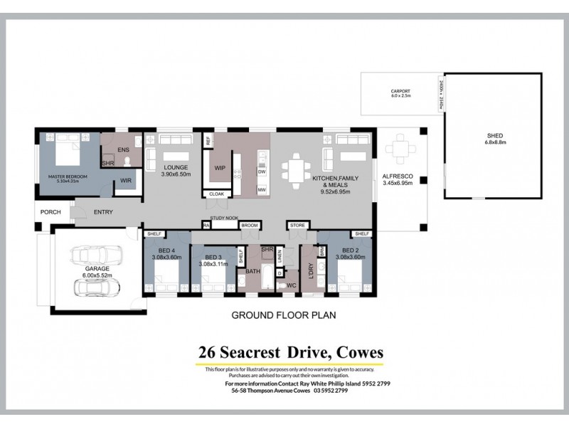 26 Seacrest Drive, Cowes VIC 3922 Floorplan