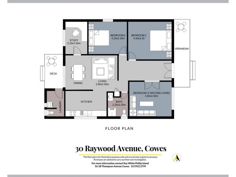 30 Raywood Avenue, Cowes VIC 3922 Floorplan