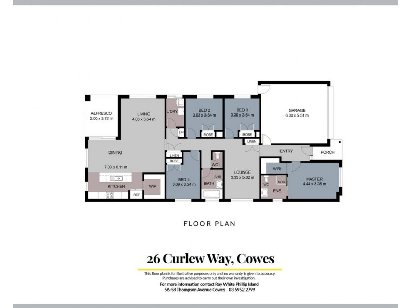 26 Curlew Way, Cowes VIC 3922 Floorplan